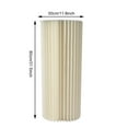 thumbnail image 5 of 10Pcs Folding Wedding Centerpieces Cardboard Flower Stand, Portable Paper Cylinder Display Flower Stand for Wedding Party Decoration 11.8" x 11.8" x 31.5" Milky White, 5 of 7