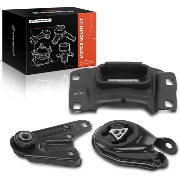 A-Premium 3PCS Engine Motor Mount and Transmission Mount and Torque Strut Mount Kit Compatible with Mazda 3 2010-2013, 5 2012-2015, 3 Sport 2011-2013, 2.0L 2.5L, Automatic Transmission