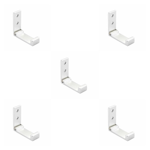 Inteprter Folding Hanging Hooks Aluminium Alloy Punch Free Rack Strong Foldable Bearing Towel Hanger Invisible for Bathroom Living Room Type8 NO8 Inteprter CBP259118