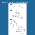 thumbnail image 4 of Beach Shelter UV Protection Windproof Instant Folding Tent Shade for Garden, Hiking, Travel, Outdoor Activities, 4 of 5