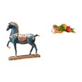 thumbnail image 1 of Escultura De Resina De Caballo De Pie Y José Para Escritorio, Sala De Estar, Estantería, Oficina, Coche, Adorno Decorativo Feng Shui, 1 of 8