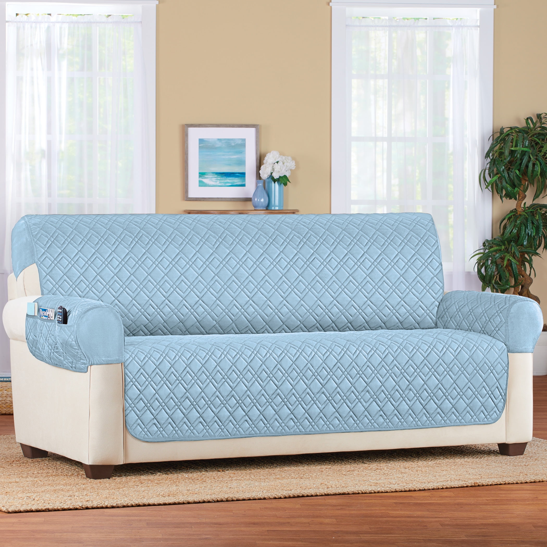 Diamond Texture Stretch Storage Furniture Protector Covers Protects