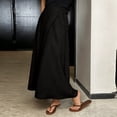 thumbnail image 2 of XIAOCHA Women's Wrap Tie-Waist Skirt Flowy Elegant Boho Casual Maxi Skirt, 2 of 4