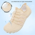 thumbnail image 3 of Zapatillas de senderismo acuático L-RUN Athletic para hombre y mujer con punta ancha, 3 of 6