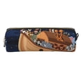 thumbnail image 2 of Ratiio Ocean Scene with Noah's Ark Pattern Leather Pencil Case, Pencil Pouch with Durable Zipper, Compact and Stylish Organizer for Stationery, Art Supplies, Travel Essentials, 2 of 8