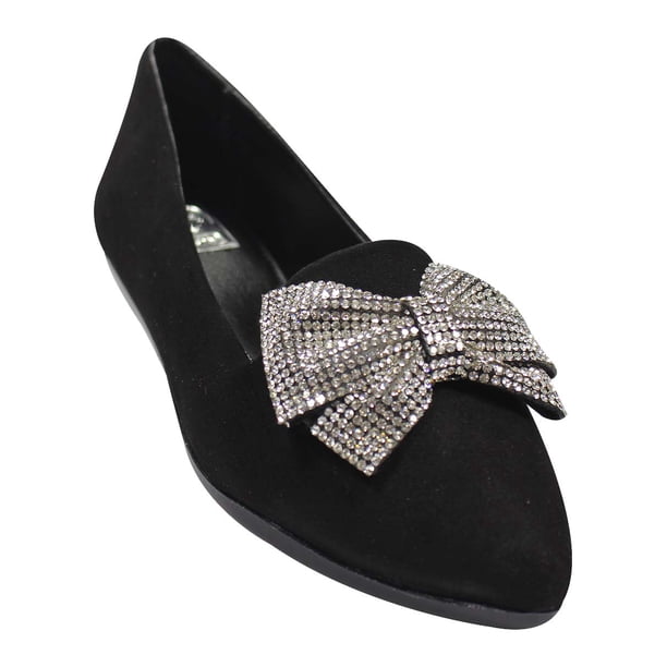 FLAT BALERINA CASUAL LEON MUJER NEGRO GAMUZA 460 LEON 460MGp