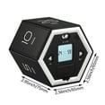 thumbnail image 2 of Amdohai Hexagon Digital Clock Timer Magnetic Cubes Timer Kitchen Hexagon Flip Timer for Studying Cooking, 2 of 7