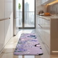 thumbnail image 4 of Purple Butterfly Flower Butterfly Pattern Kitchen Rug Mat,Kitchen Runner Rugs Non Skid Washable,Decorative Kitchen Floor Mats for Kitchen,Sink,Laundry,17"x47.2", 4 of 7
