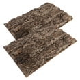 thumbnail image 4 of 2pcs Reptile Terrarium Bark Substrate Bedding Turtle Cork Bark Reptile Climbing Mat Habitat Amphibians Backdrop Decor For Lizard Snake Spiders Hermit Crabs, 4 of 7