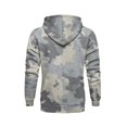 thumbnail image 7 of Camo Mens Oversized Hoodie Lightweight Graphic Athletic Sweatshirts for Men Long Sleeve Pullover Kangaroo Pocket Gray M, 7 of 7