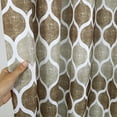 thumbnail image 3 of Polyester Fabric Geometric Pattern Bathroom Decoration Water-repellent Mildew-resistant Shower Curtain, 3 of 5