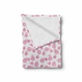 thumbnail image 2 of Pink and White Soft Flannel Fleece Blanket, Feminine Dots and Circular Abstract Shapes Creative Modern Composition, Cozy Plush for Indoor and Outdoor Use, 60" x 80", Pink and White, by Ambesonne, 2 of 6
