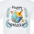 thumbnail image 4 of Inktastic Happy Hanukkah Dreidel and Laurels T-Shirt, 4 of 5