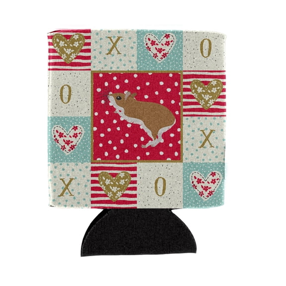 Carolines Treasures CK5446CC White Legged Hamster Love Can or Bottle Hugger Can Hugger multicolor