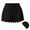 Black, variant on Women Lace Plus Size Beach Shorts Stretchy Drawstring Waisted Wide Leg Short Pants Summer Beach Shorts
