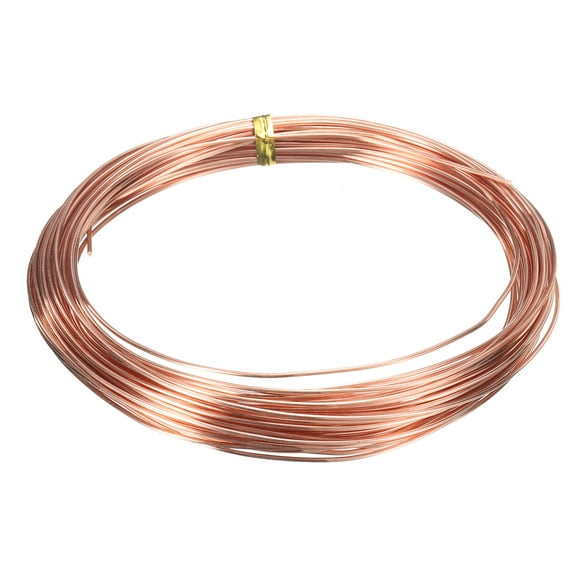 99.99% 18 Gauge 1mm Pure Copper Wire 10m/33 ft Soft Craft Copper Wire for Jewelry Making Beading DIY Crafts Supplies, Copper