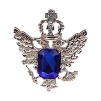 Men' Crystal Neck Tips Collar Pin Brooch Fashion