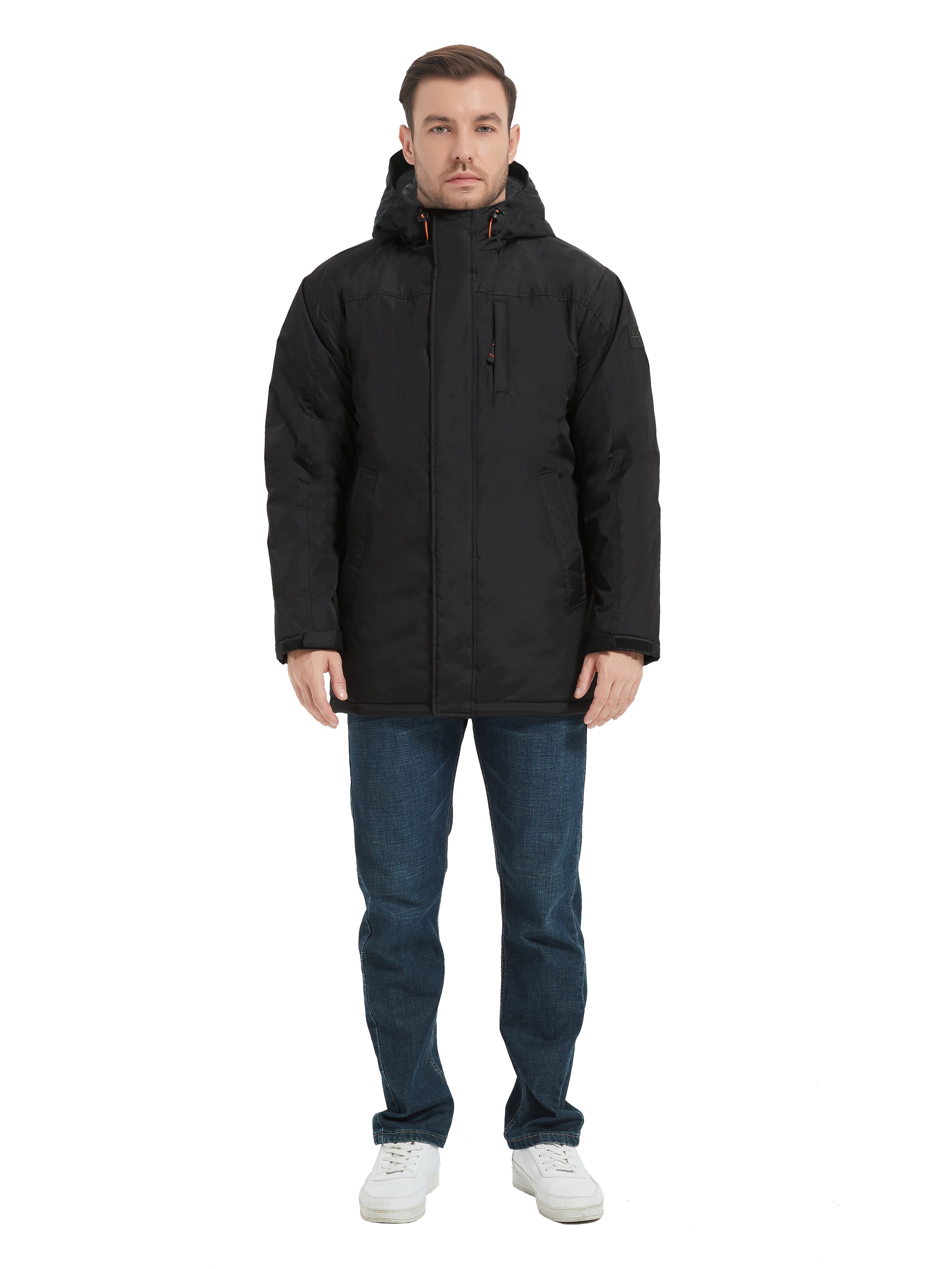 Hawke & Co Mens Hooded Snorkle Jacket, Sizes S-2XL