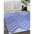thumbnail image 2 of Ahgly Company Indoor Rectangle Patterned Jeans Blue Area Rugs, 2' x 3', 2 of 6