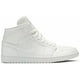 thumbnail image 1 of Ni - ke Air Jordan 1 Mid Men's Triple White 554724-129 Size 12 New W/Box, 1 of 5