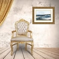 thumbnail image 3 of Bramma, Lila 14x11 Gold Ornate Wood Framed with Double Matting Museum Art Print Titled - Ocean Blues I, 3 of 4