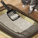 thumbnail image 5 of Arenero para gatos semicerrado de bordes altos con protección contra salpicaduras | 36,5 x 27 x 12 cm | Incluye pala y pedal antifugas | Gris/Verde/Beige/Amarillo/Negro | Plástico PP | Para gatos, 5 of 6