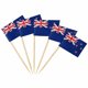 thumbnail image 1 of Palillos de dientes AhfuLife, bandera de Nueva Zelanda, 100 unidades, para la Copa del Mundo, 1 of 7