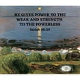 thumbnail image 3 of ArtsyQuotes 13x12 Black Modern Framed Museum Art Print Titled - Bible Verse Quote Isaiah 40:29, Edvard Munch - Summer Night by the Beach, 3 of 5