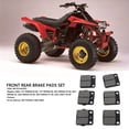 thumbnail image 3 of 3GD W0045 01 00,  Replace Brake Pads Set 6pcs Front Rear Brake Pads  for Warrior 350 YFM350 1989-2004, 3 of 7