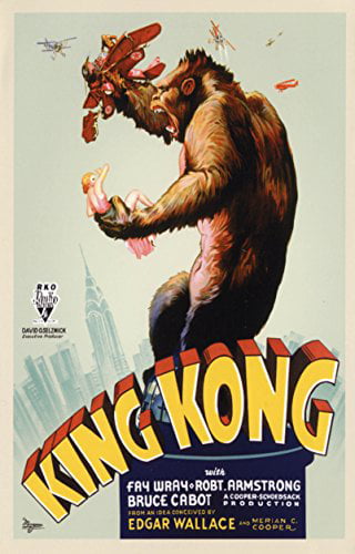 1933 King Kong FRIDGE MAGNET movie poster "style A" 