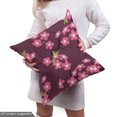 thumbnail image 4 of Ambesonne Cherry Blossom Fabric by the Yard Upholstery, April in Asia, 10 Yards, Plum Pink Green, 4 of 4