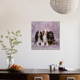 thumbnail image 4 of Cavalier King Charles Spaniel Dog Three in Line, Animals Unframed Photographic Print Wall Art Sold by ArtCom, 4 of 4