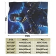 thumbnail image 3 of Mortal Kombat Blanket, Super Soft Throw Blanket For Couch Sofa Bed, Cozy Lightweight Warm Flannel Blanket, 40"X30", 3 of 9