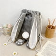 thumbnail image 4 of Bolsas de Regalo de Pascua para Niños Mochila Linda de Conejo para Niños Pequeños Niñas Niños Bolsa de Conejo Rellena Suave con Correas Ajustables, 4 of 6