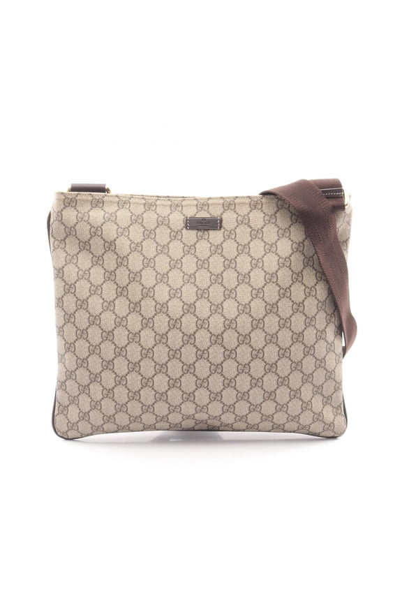 Pre-Owned Gucci GG Supreme Shoulder Bag/Handbag, Coated Canvas and Leather, Men's/Women's,...