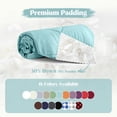 thumbnail image 3 of Manta Puredown® Soft Feather Plum de 50 x 70 cm, azul turquesa, 3 of 6