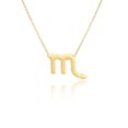 thumbnail image 4 of Collar de amistad Minnieouse de constelaciones del zodiaco Escorpio oro, 4 of 6
