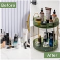 thumbnail image 4 of Organizador de maquillaje Shuang Qing giratorio de 3 niveles de alta capacidad, 4 of 6