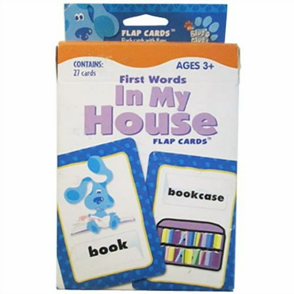 Blue's Clues 'In My House' Flash Cards (1 deck)