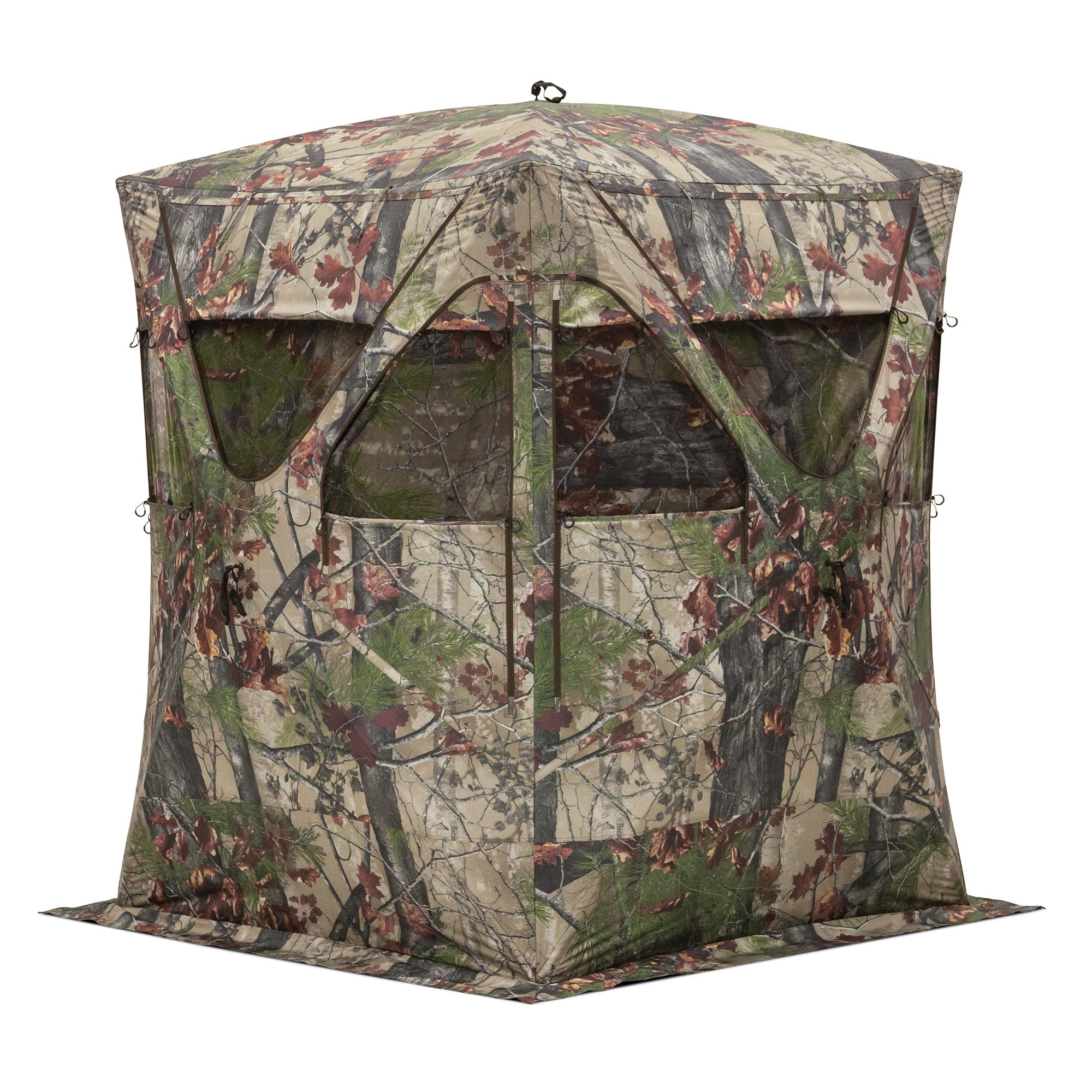 Barronett Big Mike Portable 2 Person Camouflage Pop Up Hunting Ground Blind 