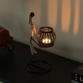 thumbnail image 4 of Wire Figure Candle Holder Decorative Modern Tea Light Lantern Tabletop Centerpiece Candle Stand, 4 of 7