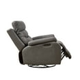 thumbnail image 2 of Motor Rocking and 360 Degree Swivel Single Sofa Seat Recliner Chair Infinite Position for Nursing Old Person, Gray, 2 of 5