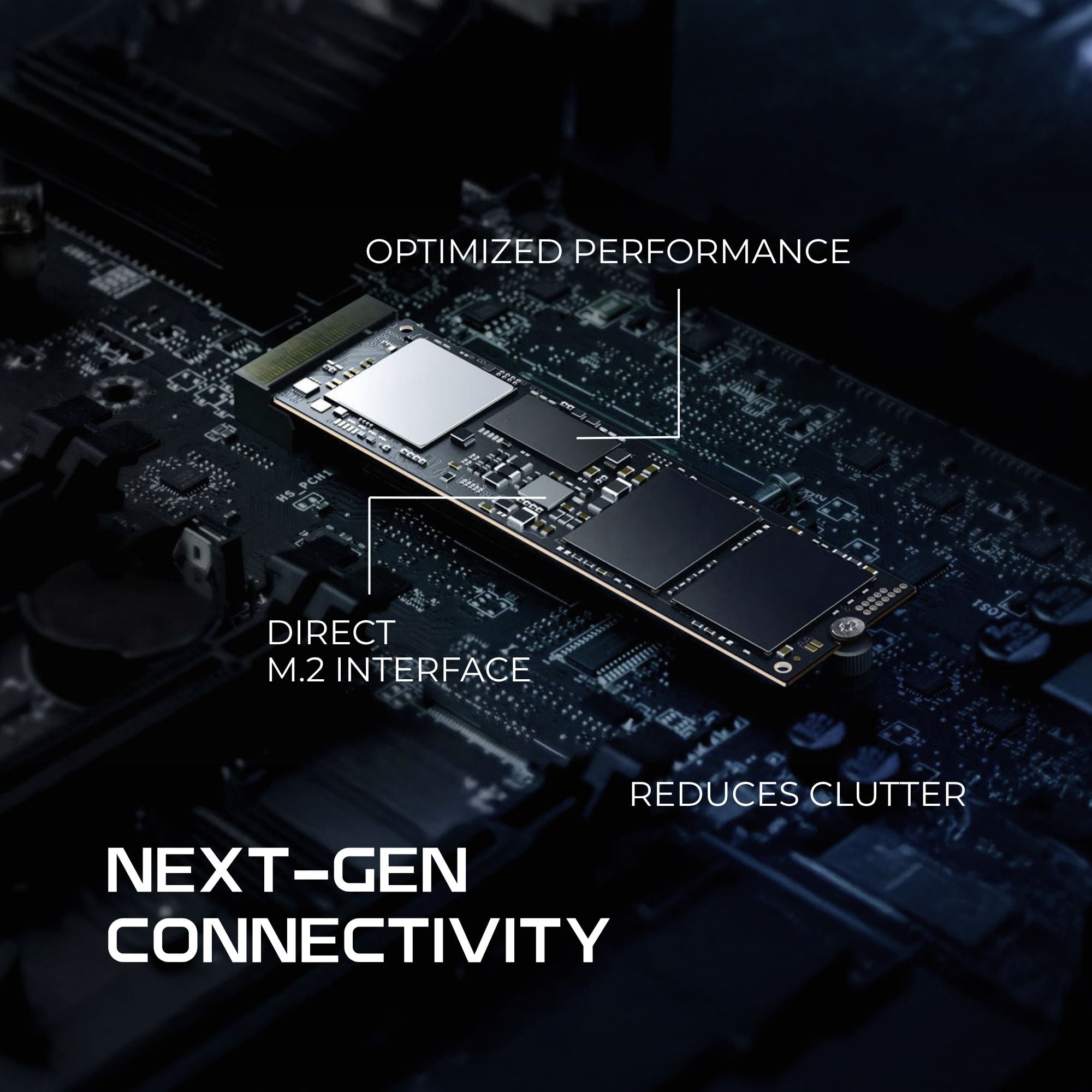 Simmtronics Internal PCIe 4.0 NVMe M.2 SSD 7400MHz -1TB