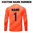 thumbnail image 1 of Uniforme de portero de fútbol para hombres y niños, esponja protectora de manga larga, camiseta de entrenamiento de fútbol, pantalones personalizados, 2023, 1 of 5