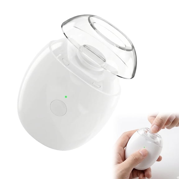 Electric Automatic Nail Clipper & Trimmer – Rechargeable Smart Electric Toenail Clipper, Universal Automatic Fingernail Grinder for Adults with LED Light, Beginner-Friendly