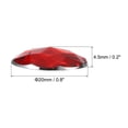 thumbnail image 2 of Uxcell 20mm Flat Back Round Acrylic Rhinestones, 200 Pack Plastic Circle Gems for Jewelry Making Costume, Red, 2 of 6