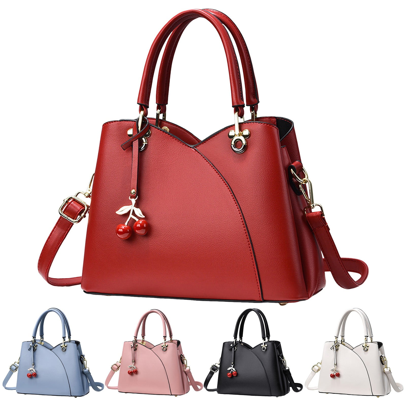 Cherry Purse and Handbags for Women 2025 Fashion Ladies Crossbody Bags Shoulder Satchel Top Handle Tote