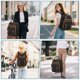 thumbnail image 2 of RAINSMORE Mochilas para Mujer Laptop 15.6 Pulgadas Mochila para Laptop con USB Puerto para Viaje, Trabajo, Universitario, Negocios, Negro y Marr&oacute;n, 2 of 7