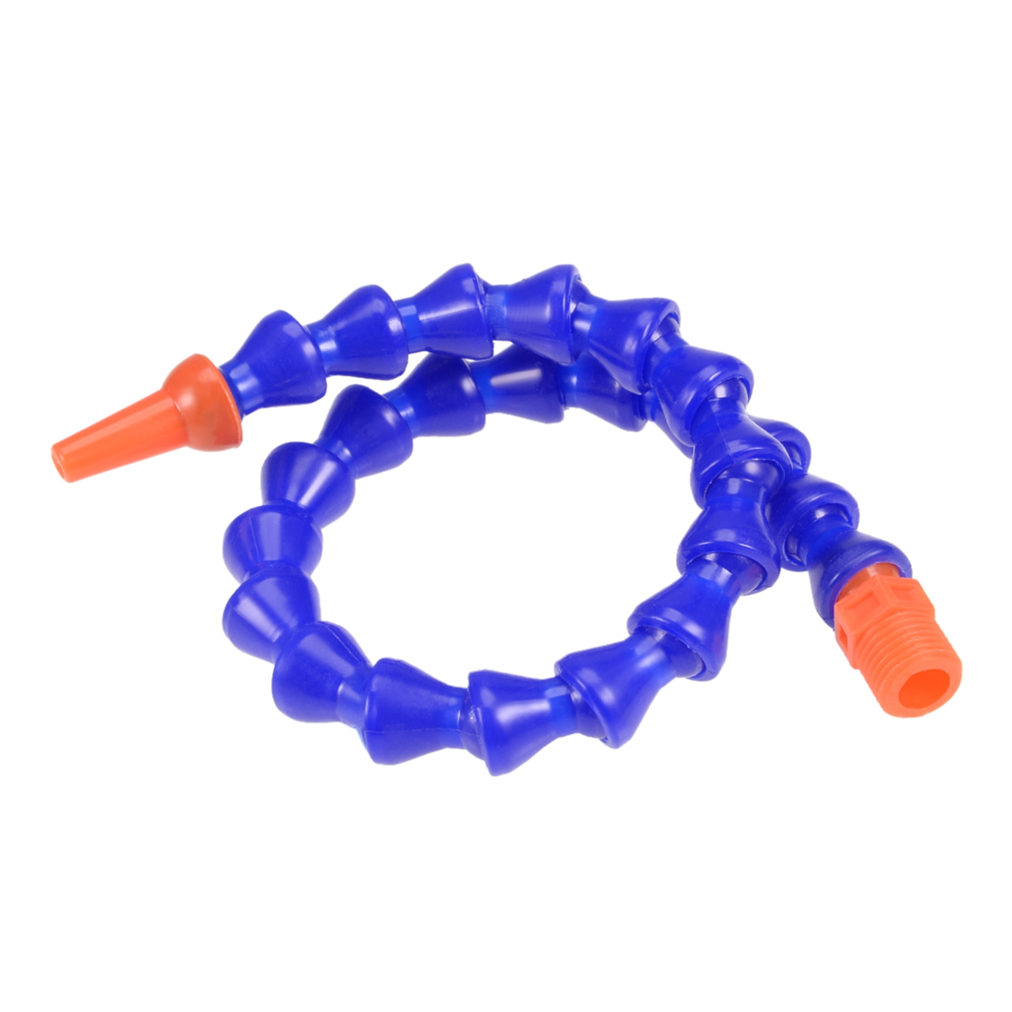 Flexible Coolant Pipe,1/4NPT Thread Round Nozzle Flexible Water Oil Coolant Pipe Hose 400mm/15.