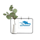 thumbnail image 1 of Blue Ocean natacion Dolphin patron Marco De Metal Florero De Cerámica Decoración, 1 of 4